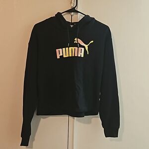 Womens crop puma hoodie